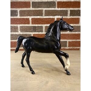 Vintage Breyer Molding Co.Reeves USA Horse -  Black - 7 Inch Tall